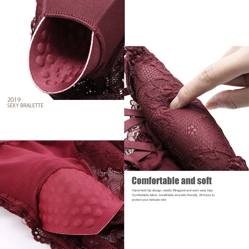 Sexy Floral Lace Bralette Female Wireless Bra Fashion Brassiere 6 Colors Racerback Underwear Comfort Lingerie Intimate New | Женская