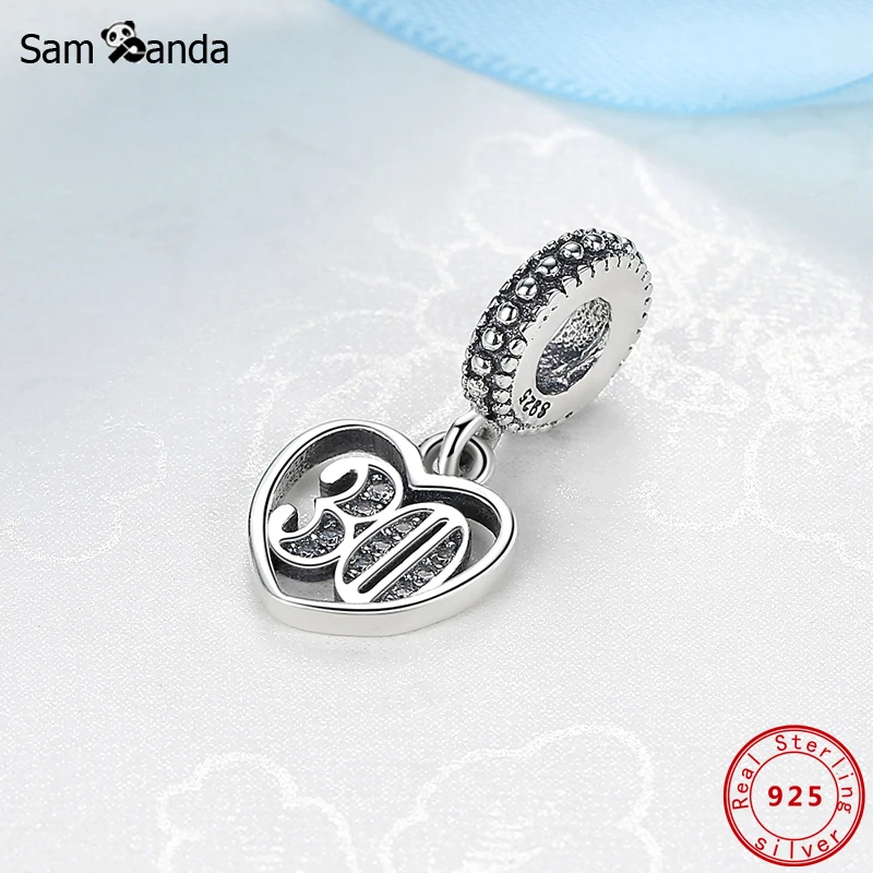 Шарм подвеска женский из серебра 925 пробы с кристаллами|be charm|charm charmsilver charms |