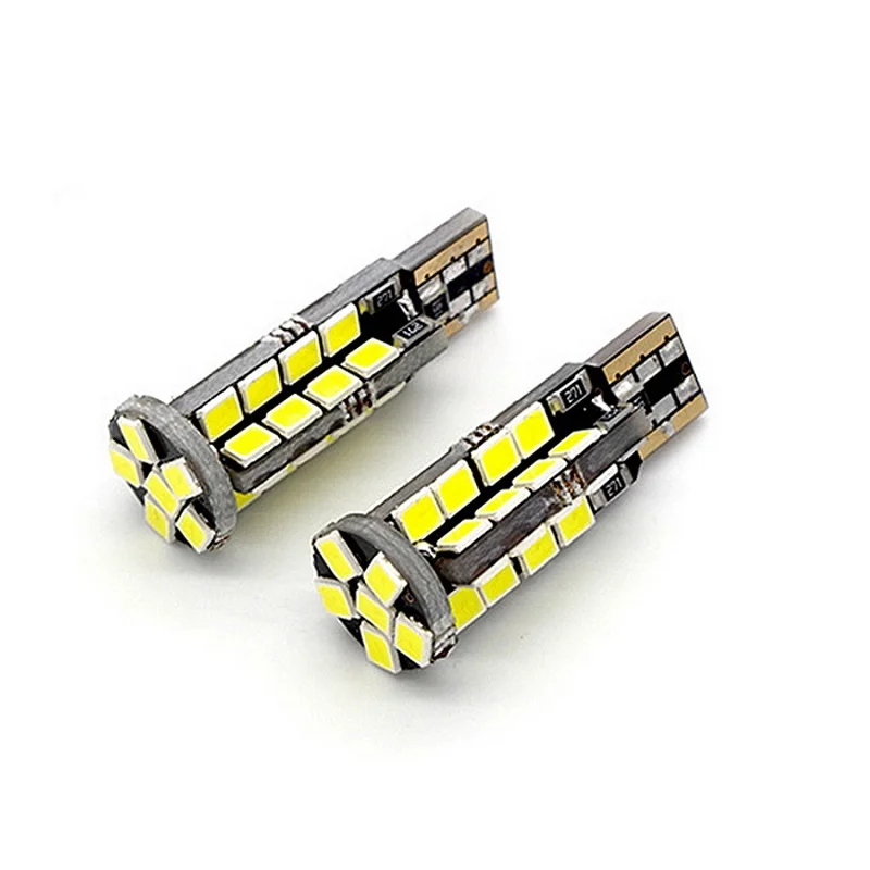 

2 шт. белые 2835 38SMD Canbus безотказсветильник светодиодные лампы для номерного знака Лампы боковой клиновидный свет автомобильные запасные част...