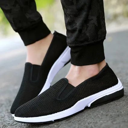 

New Men's Casual Shoes Breathable Lace Up Men Mesh Shoes