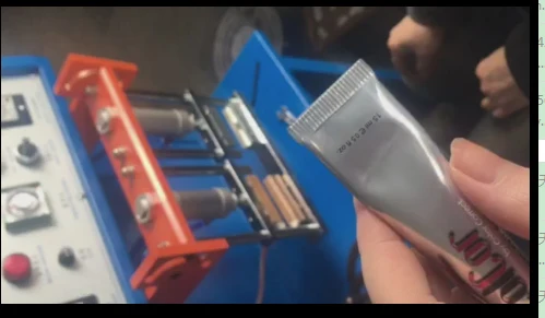 

Foot operated Laminated tube Aulminium Plastic Tube Sealing Machine tube sealer