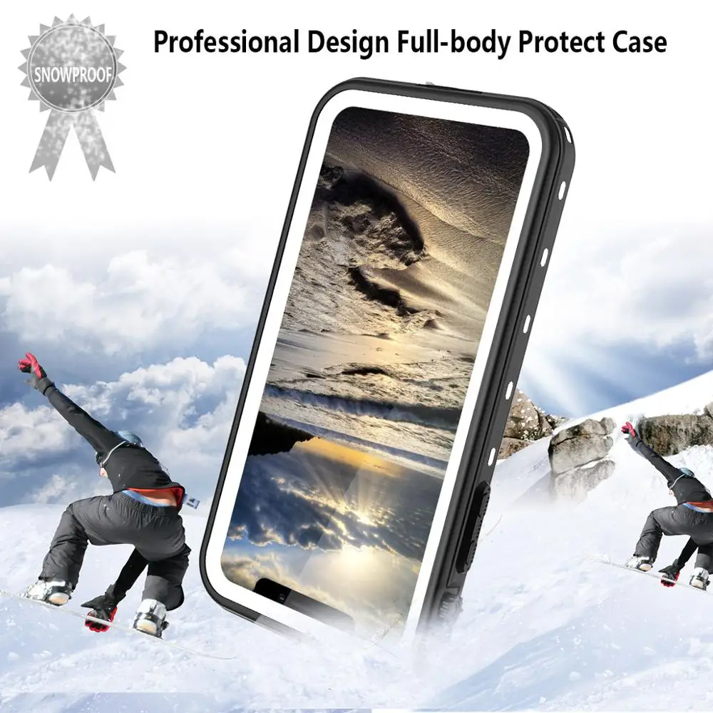 Водонепроницаемый чехол SHELLBOX IP68 ДЛЯ iPhone XR X XS Max водонепроницаемый для дайвинга