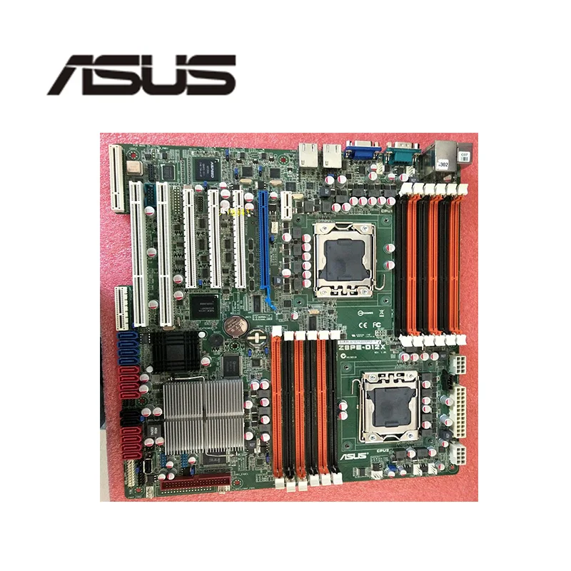 Для ASUS Z8PE D12X б/у оригинал для Intel 5500 Серверная материнская плата Socket LGA 1366 DDR3 X58 X58M