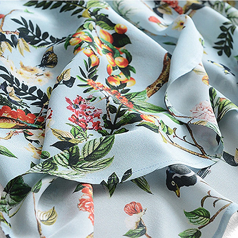 100% Silk Skirt Women Casual Style 2 Colors Asymmetrical Slits Printed Sashes Beach Skirts High Quality Fabric New Fashion