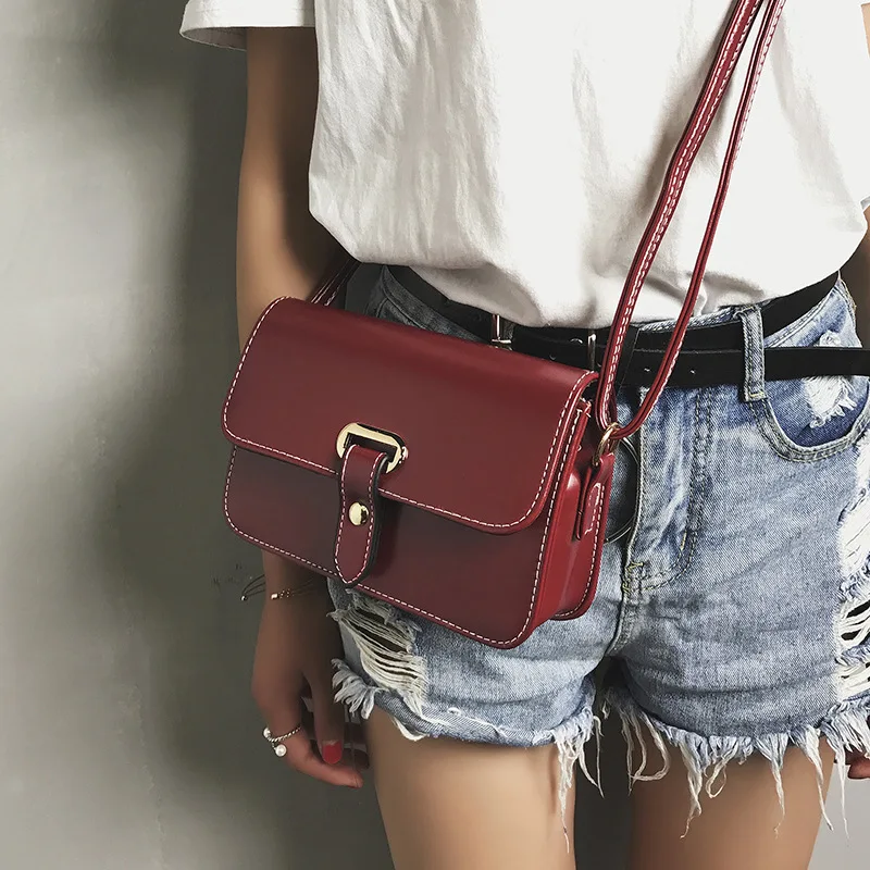 

2021 autumn new female bag Korean retro small square bag lady shoulder messenger bag purses and handbags