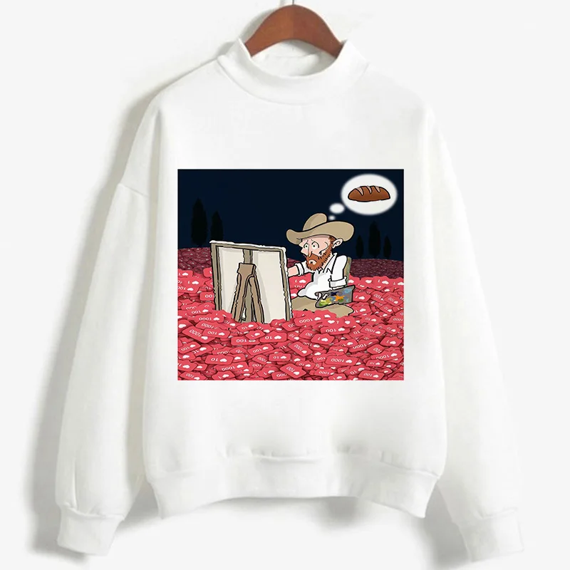 Новый продукт Ван Гога Дамская масляная живопись Харадзюку Микеланджело урзан