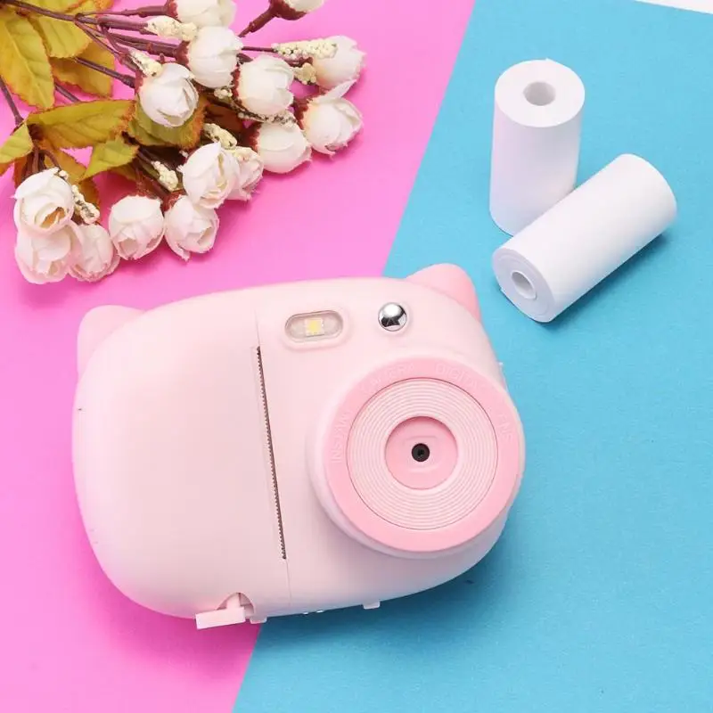 P02 WiFi 1080P детская Мини Милая цифровая камера DIY фото печать видео регистратор видеокамера Дети большая голова стикер подарок камера s