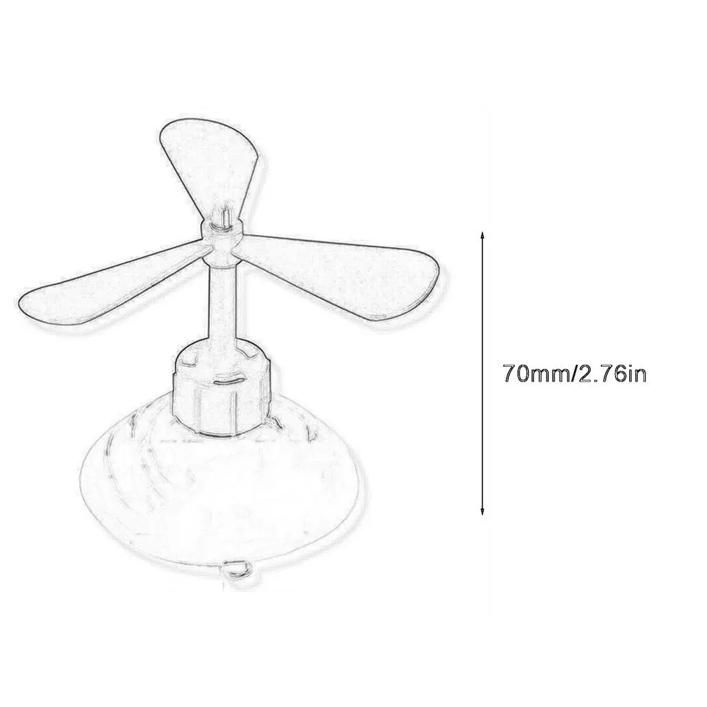 

Three-leaf Rotating With The Wind Bamboo Dragonfly Motorcycle Electric Car Helmet Decoration Propeller Helmet Windmill