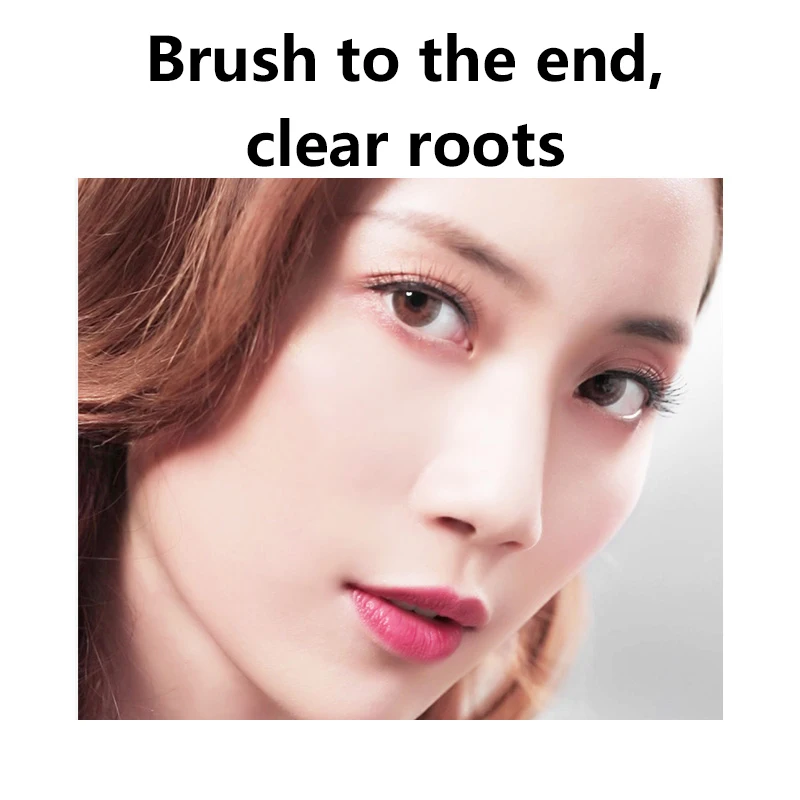 Водонепроницаемый тушь для удлинения черные ресницы наращивания ресниц щеточка