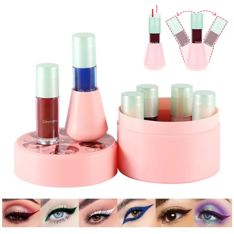 

6 PCS Liquid Eyeliner Set for Women Long Lasting Waterproof Smudge Proof Quick Dry Easy to Wear Eye Makeup