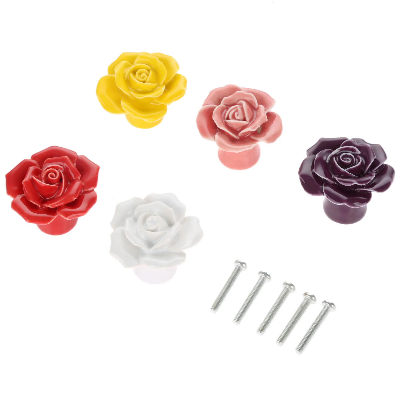 Винтажная ручка для мебели керамическая шкафа дверной ящик шкаф кухонный ретро