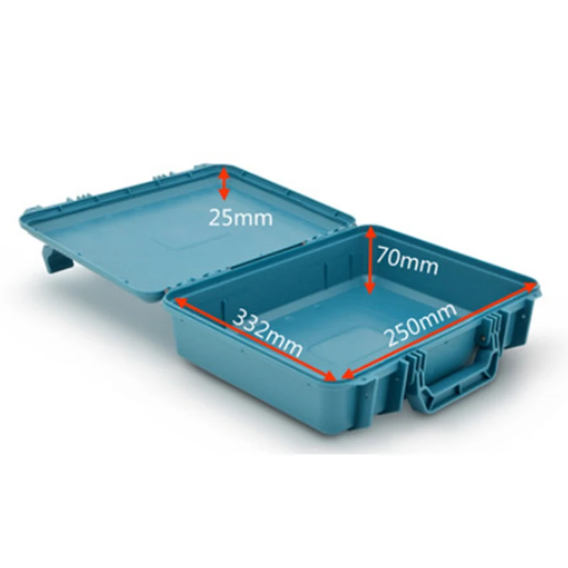 plastic instrument equipment box hardware toolbox safety protection box portable storage box product packaging box with foam free global shipping