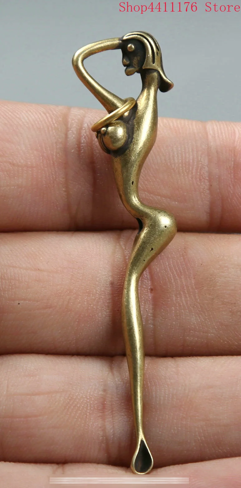 Собирайте маленькие сувениры китайские бронзовые красивые женские ушные кулоны