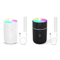 humidifiercolorful cool mini usb humidifier with 7 colors breath lightsautomatic shutdownfor carofficebedroom