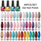 Mtssii 2460 шт набор гель-лаков для ногтей Vernis Полупостоянный УФ-гель лак для маникюра Набор для снятия лака Базовый Топ