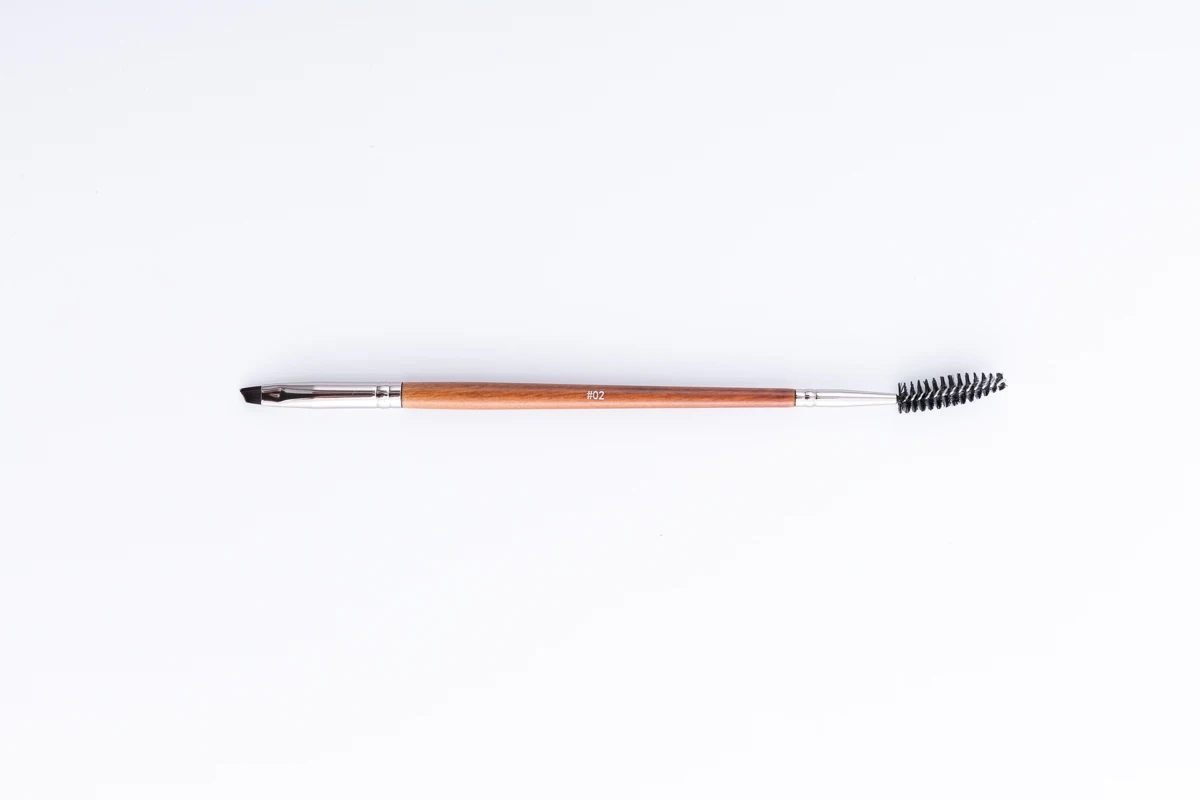 2 eyebrow brush BBL Pro Высококачественная Кисть для макияжа Кабуки, кисть для нанесения рассыпчатой/компактная пудра, мягкая и пушистая Кисть для макияжа лица для растушевки румян - Handle Color: 2 eyebrow brush