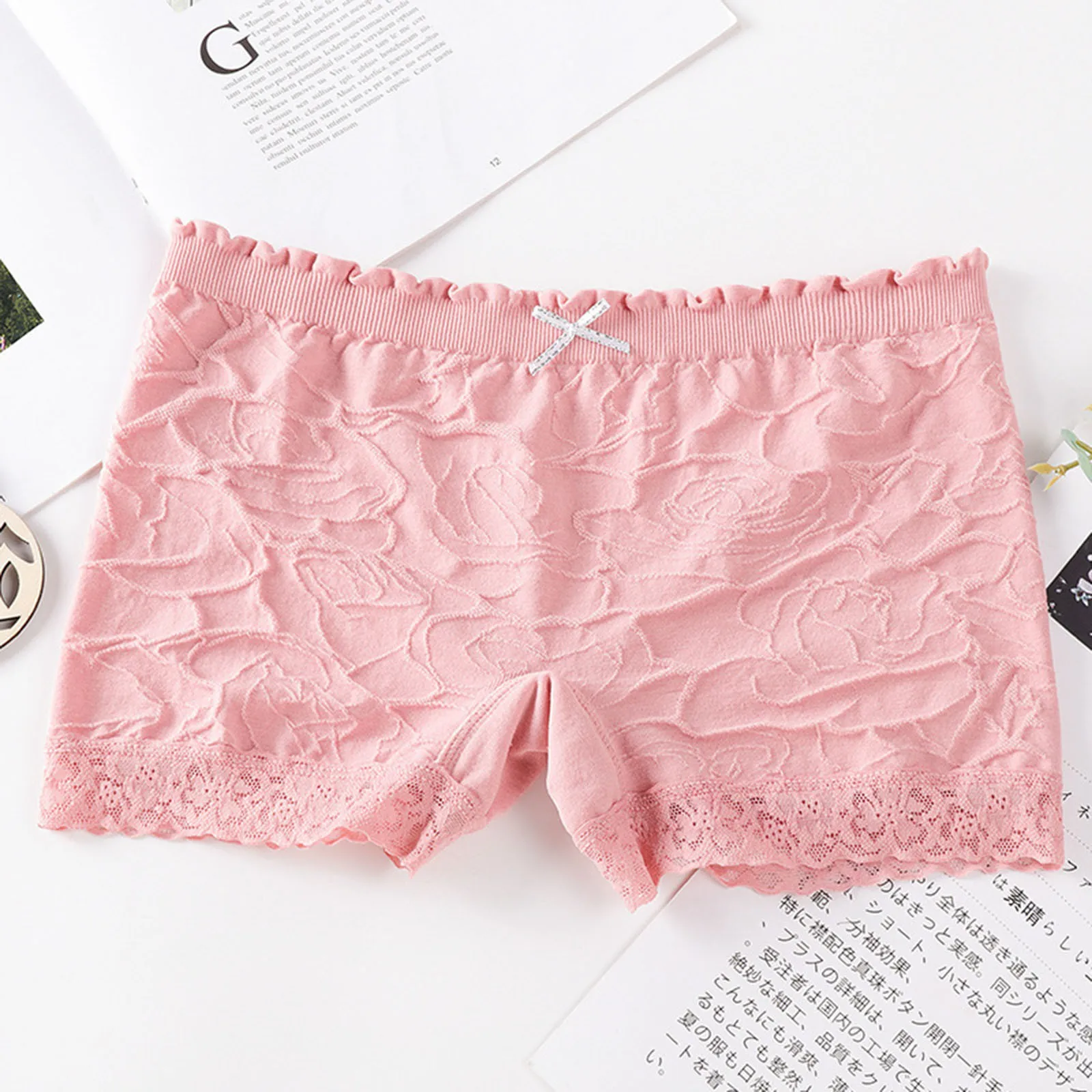 

Women Fashion Mid-Rise Solid Color Panties Briefs Female Casual Breathable Stretch Underwear Panties Soft Ropa Interior Femenina