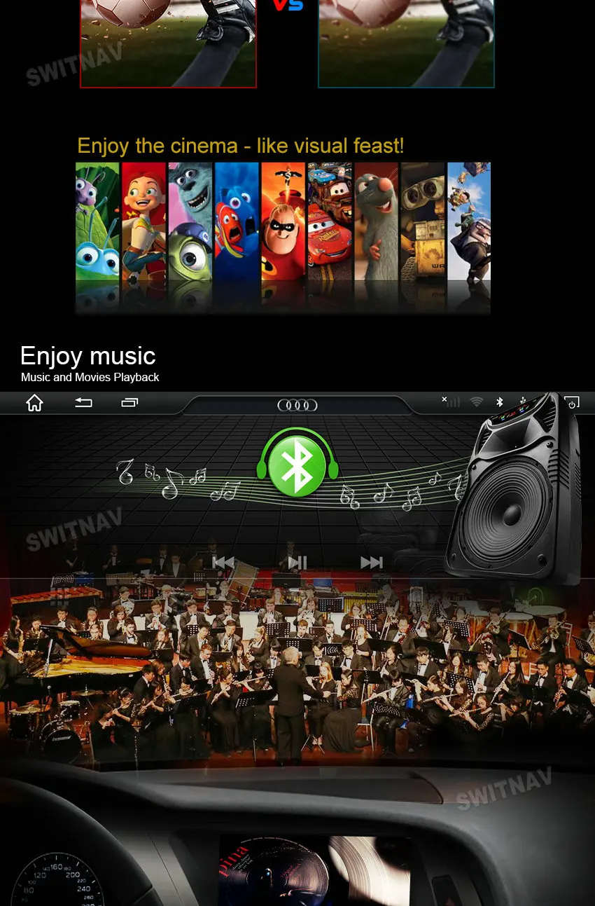SWITNAV 4 Гб+ 32 ГБ Android 7,1 автомобильный dvd-плеер для A4L 2009-2012 Автомобильный мультимедийный Авто поддержка DVR wifi DAB OBD Автомобильный аудио gps