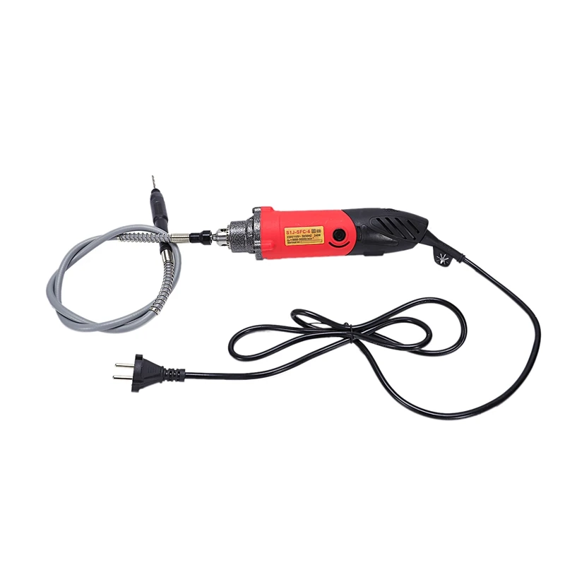 Штепсельная Вилка европейского стандарта 240 Вт электрическая мини-дрель для