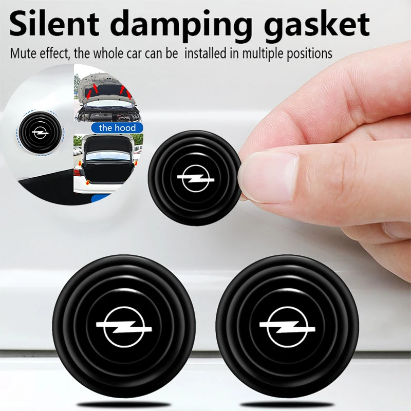 

2/4pcs Car Door Shock Absorber Protection Sticker Pads For Opel Astra H G J Insignia Mokka Zafira Corsa Vectra C D ect Car Goods