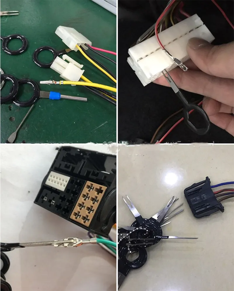 Автомобильная электрическая проводка ОБЖИМНАЯ 3 шт. разъем контактный
