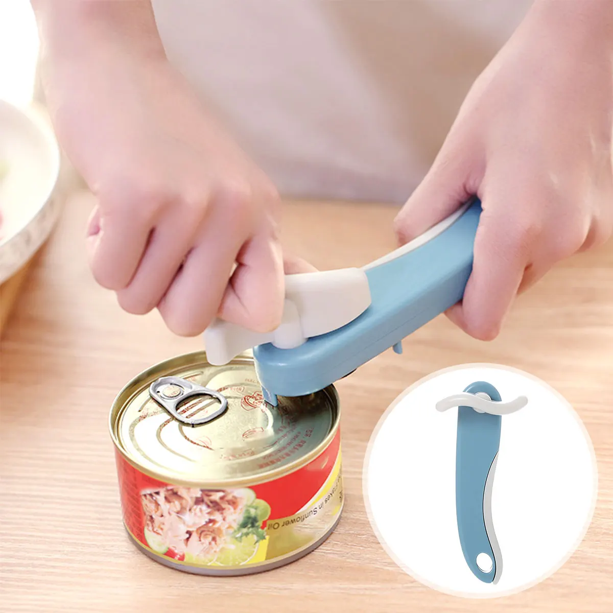 

1 Pc Portable Manual Lid Remover Multifunction Can Opener Utensil Gadgets For Jars Canisters Kitchen Accessories Dropship