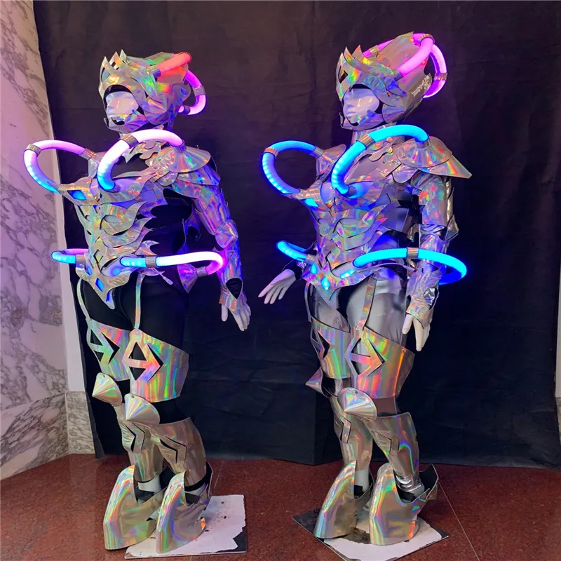 Q28 Косплей сценические танцевальные костюмы RGB цветной светодиодный светильник