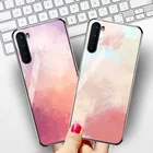 Чехол из закаленного стекла для Oneplus 9 Pro Чехол под мрамор с акварельным рисунком на Oneplus 8 7T 7 Pro Nord 2 N10 6T One Plus, чехол