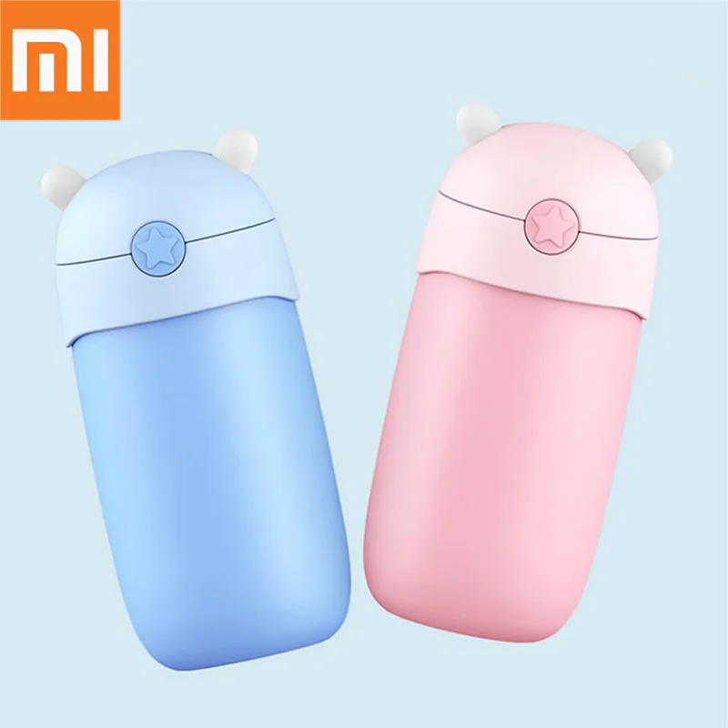 

Оригинальная детская кружка Xiaomi Mijia рисовый кролик, термос, чашка для воды, подкладка из нержавеющей стали 316L, 6 часов изоляции, портативная ч...