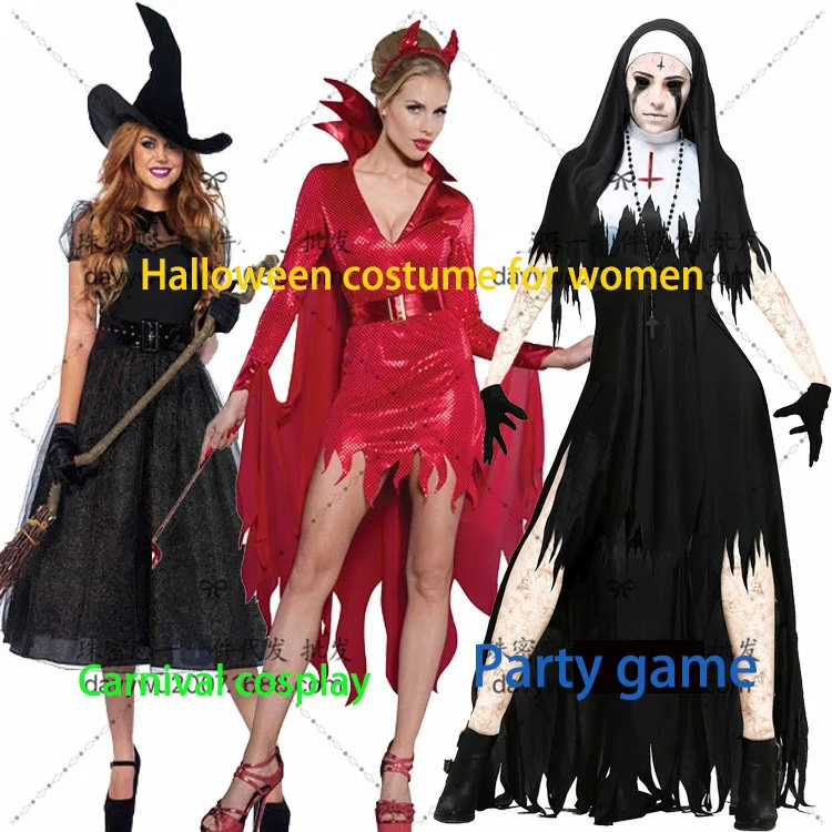 Новое поступление Женский костюм дьявола для косплея костюмы на Хэллоуин женщин