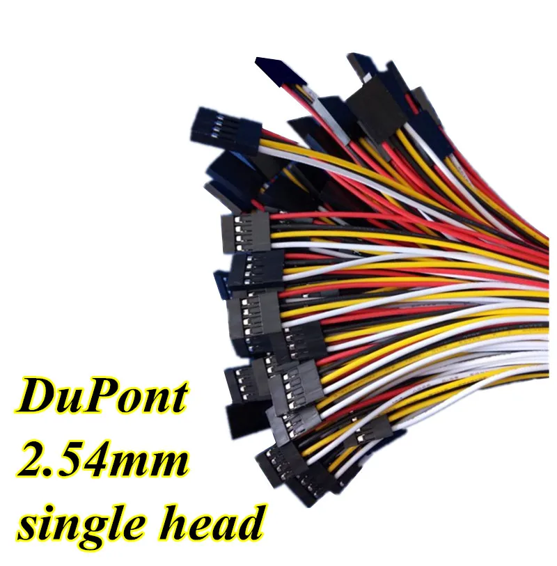 

DuPont одноголовочная линия 4P 20 см 30 см 40 см 50 см длина Луженый провод соединительная линия двигателя 4 контакта 10 шт.
