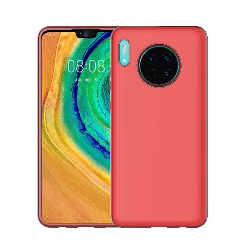 Магнитный автомобильный чехол-держатель для huawei mate 30/mate 30 pro, ТПУ силиконовый Магнитный чехол для huawei P30 Lite и металлическая пластина