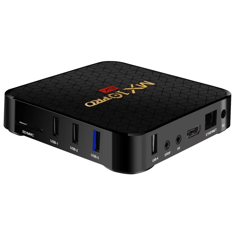 Приставка Смарт ТВ Mx10 Pro Android 9 0 Allwinner H6 Uhd 4K медиаплеер 6K Ie декодирование 4 ГБ/32 ГБ 2 4G