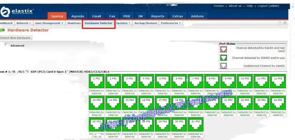 

Карта E1, TE110P, 1 цифровая поддержка голосовой карты Asterisk, Elastix, Te110