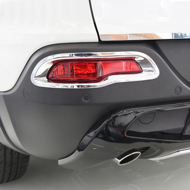 

Аксессуары из хромированного АБС-пластика для Jeep Cherokee KL 2014, 2015, 2016, 2017, 2018, рамка для задних противотуманных фар