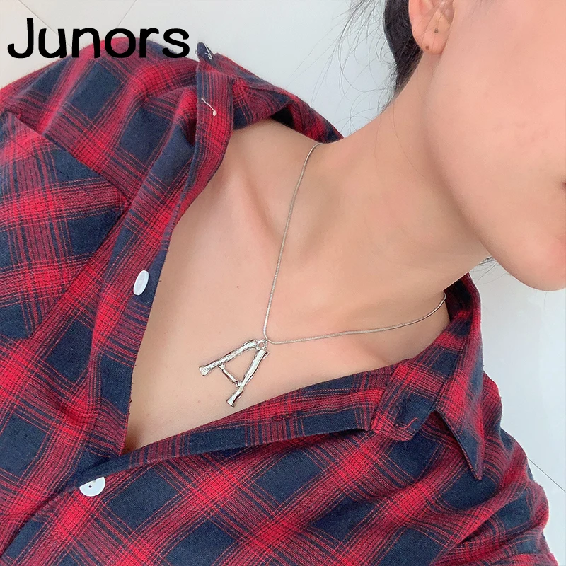 Золотые инициалы буквенные ожерелья женские серебряные цепочки колье с заказным