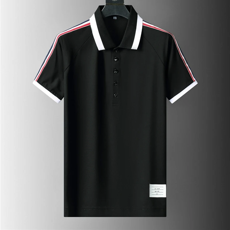 Polo Shirts For Men Clothing 2021 Shirt Camisas De Hombre Korean Fashion Mens Designer Clothes T Shirt Luxury Tops Short Sleeves