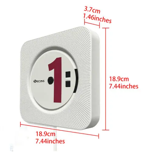 CD плеер настенный с поддержкой Bluetooth и пультом ДУ|Сувениры для вечеринок| |