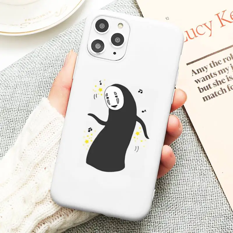 

No Face man Phone Case Phone Case for iPhone 11 Pro Max XR XS X Soft Candy Cover for iPhone 6 6S 7 8 Plus Cases