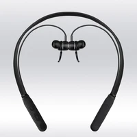 neckband bluetooth wireless headset hd stereo magnetic handsfree waterproof sports music earphone with mic