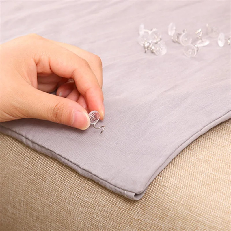 50 шт. прозрачные спиральные фиксаторы | Дом и сад