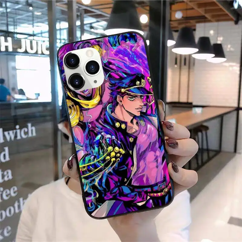 

Art Jojo's Bizarre Adventure Over Heaven Jojo Phone Case for iPhone 11 12 mini pro XS MAX 8 7 6 6S Plus X 5S SE 2020 XR
