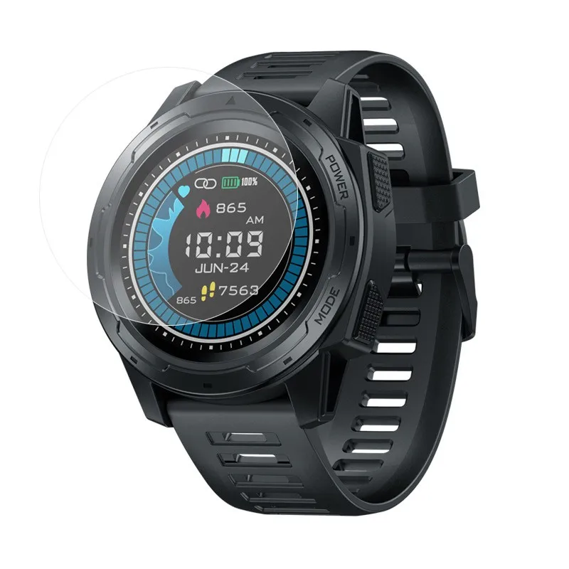 

Compatible with Zeblaze Vibe 5 pro Screen Protector, 9H Tempered Glass Screen Protector Compatible Zeblaze Vibe 5 pro Smartwatch