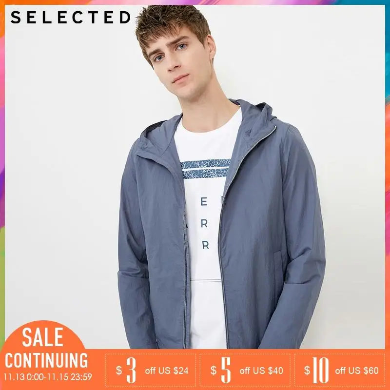 Отобранный бренд Новая мода с капюшоном длинными рукавами куртка мужчин |