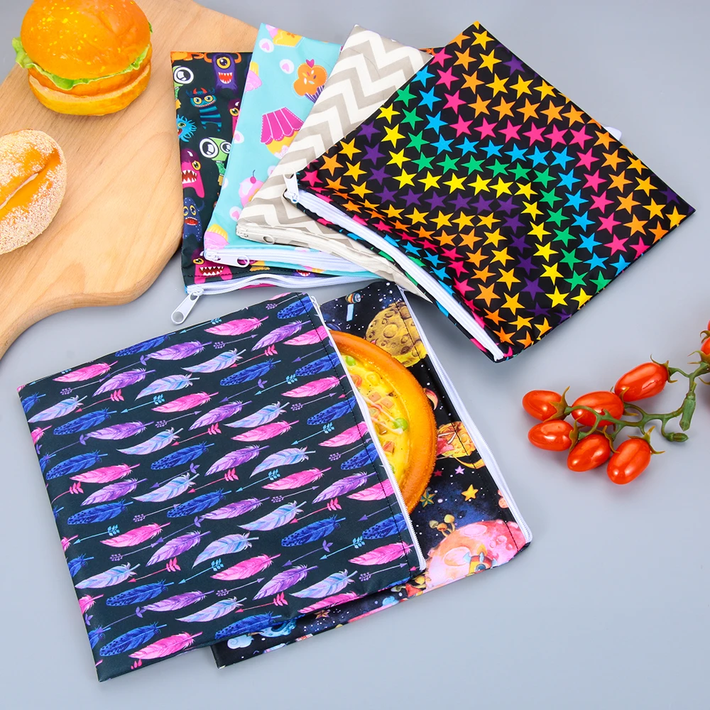 3 шт. 2020 Многоразовые Пакеты для закусок сэндвич хлеб водонепроницаемая сумка