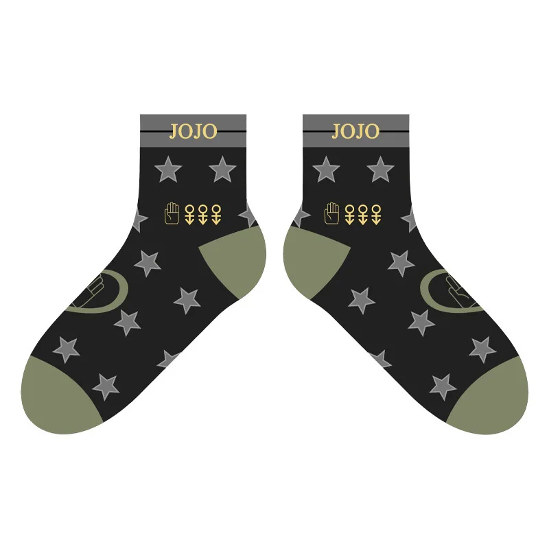 Оригинальные короткие носки для косплея аниме Джоджо невероятные приключения