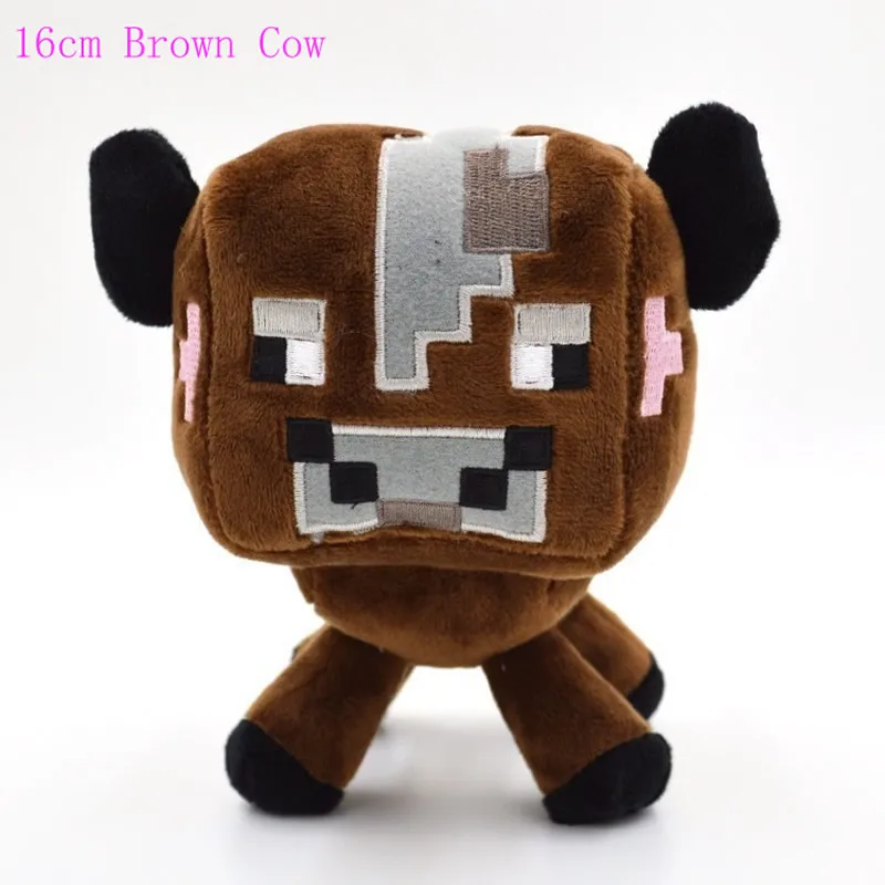 Brown Cow 18 см крутой Крипер JJ плюшевая игрушка кукла зеленый ползучий плюшевый мягкий мягкие игрушки Brinquedos популярные подарки для детей - Цвет: Brown Cow