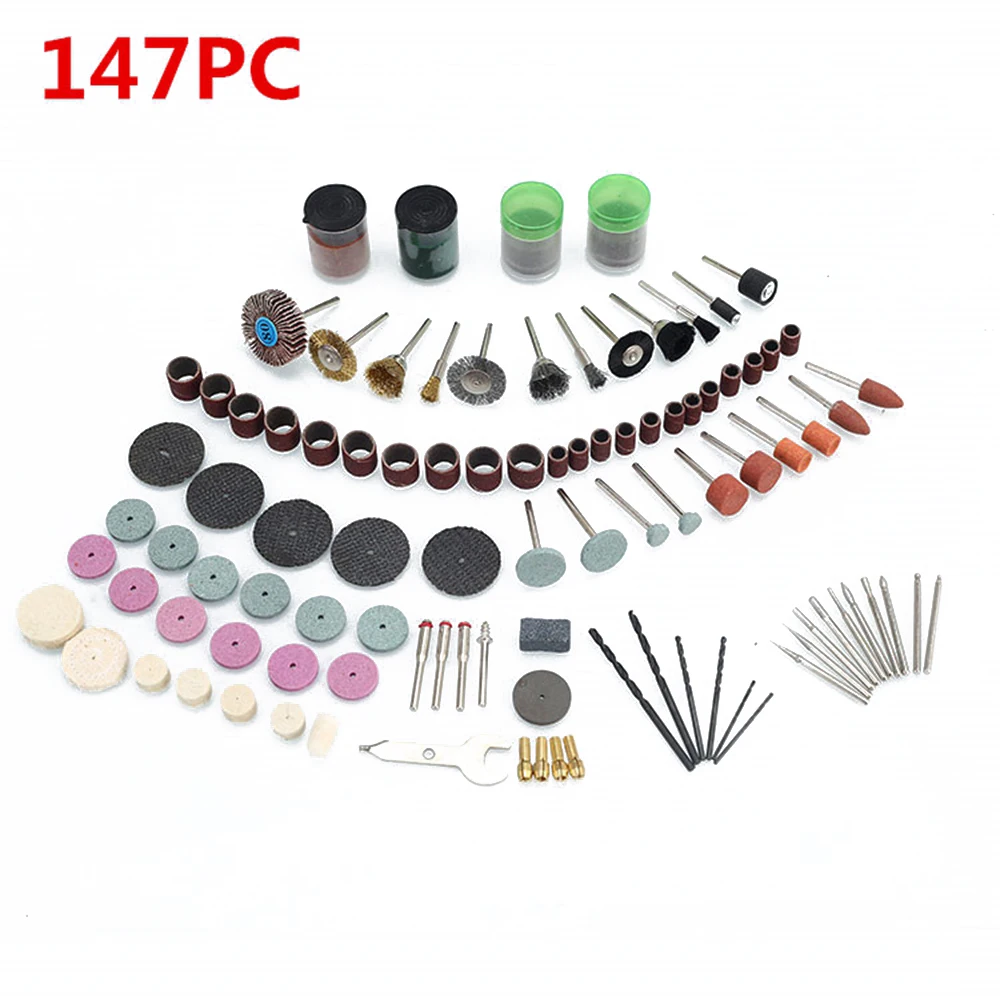 147 шт. электрический шлифовальный инструмент комплект для ШЛИФОВАЛЬНЫЕ диск