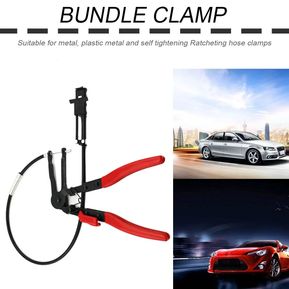 

Flexible Lock Hose Clip Clamp Plier Bundle Clamp Cable Wire Plier Car Auto Fuel Oil Water Pipe Install Repairing Tool