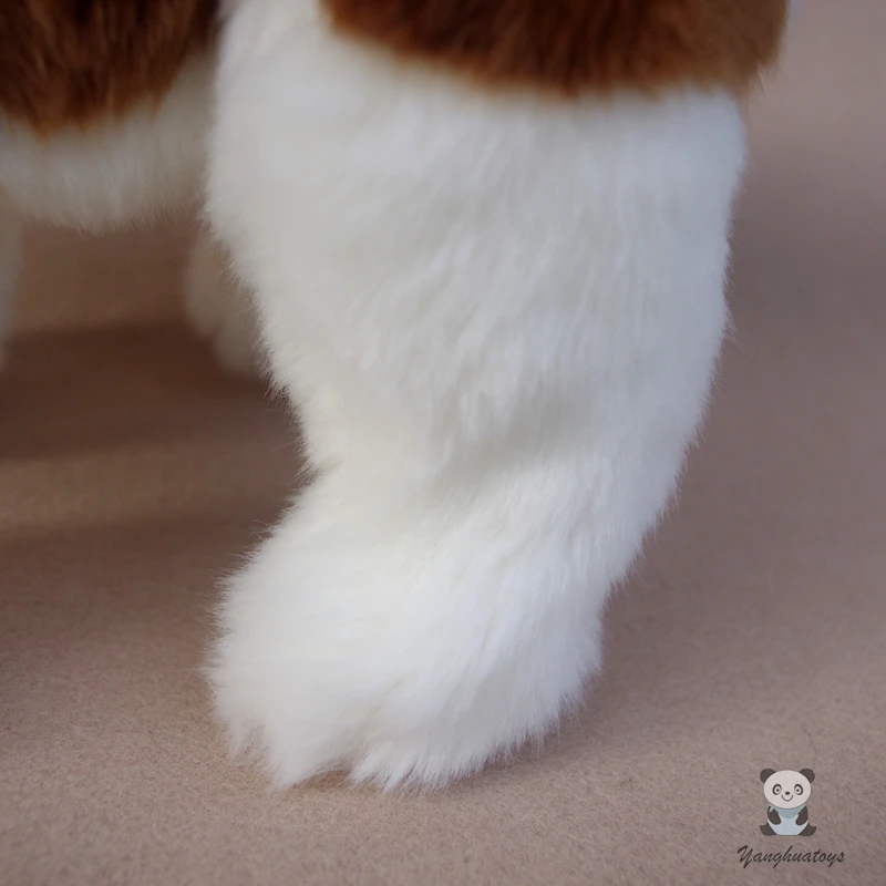 Имитация игрушки для собак статуэтка Святого Бернара плюшевая альпийская